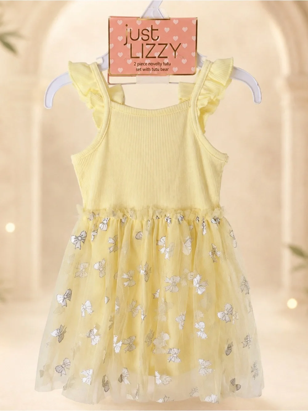 Adorable Just Lizzy two-piece novelty tutu set in Girls Size 24 M brand new